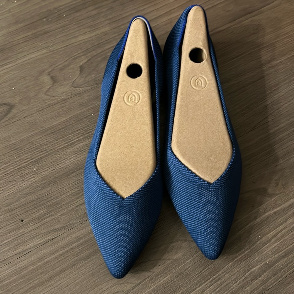 Rothy’s Point Deep Ocean Blue Size 10, Practically New